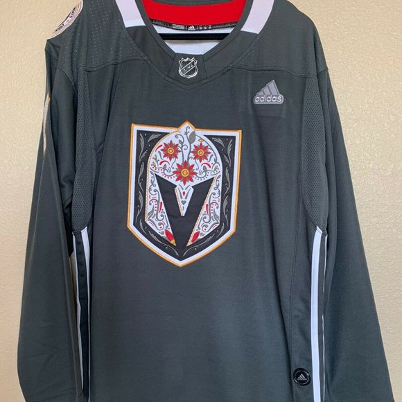 golden knights dia de los muertos jersey
